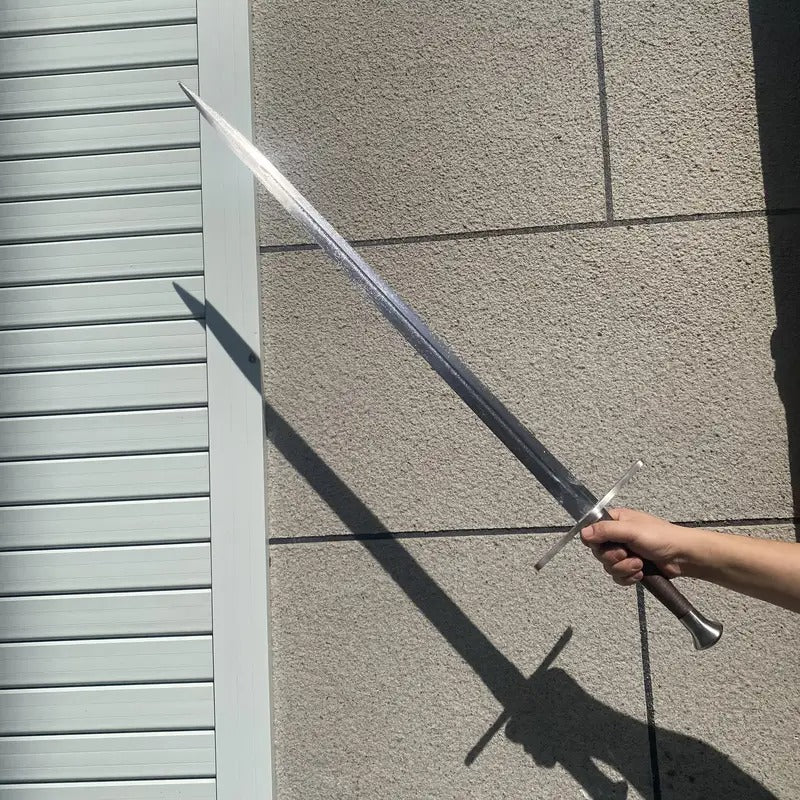 medieval knight sword hadfield steel