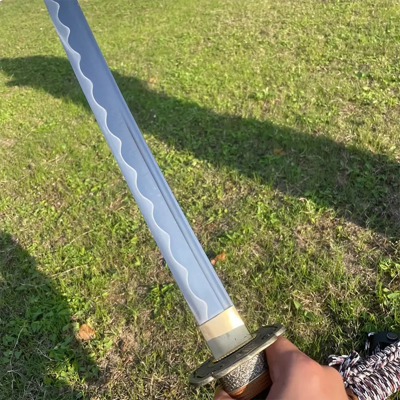 T10 lacquer sheathed burnt blade Katana swords