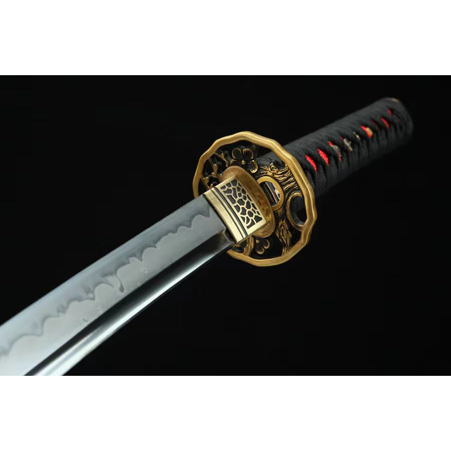 78cm/30.70 inch T10 burnt blade grinding gray samurai sword