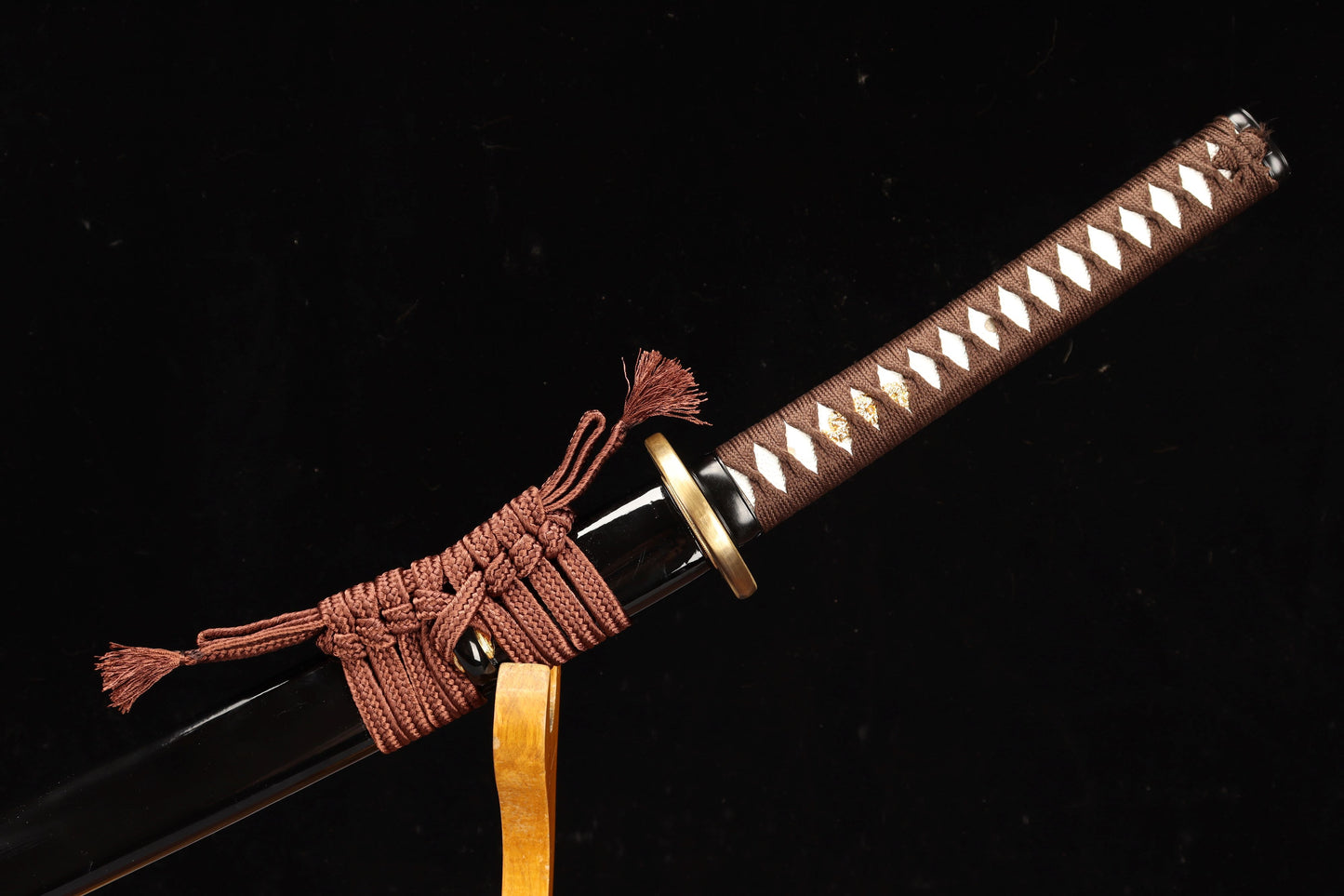 103cm/40.55 inch authentic hand-forged patterned steel copper-clad samurai sword - Rurouni Kenshin