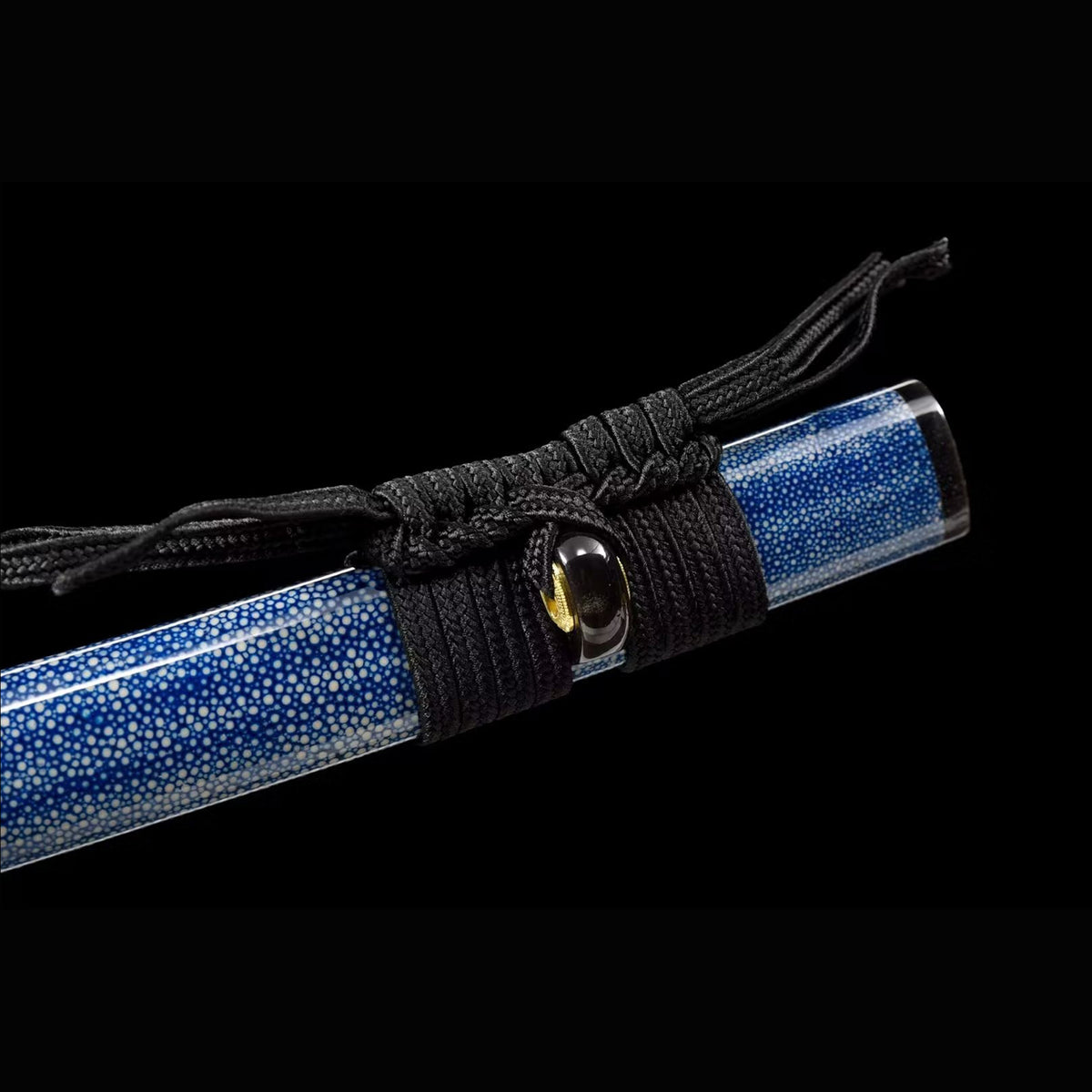 Dragon Scale Pattern Katana with Real Hamon | Full Tang Pattern Welded Damascus Steel Hand-Polished 103cm