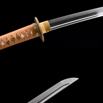 Choji Midare 1095 Katana with Real Hamon | Full Tang Clay Tempered 13-Stage Hand-Polished Lacquered Scabbard 102cm