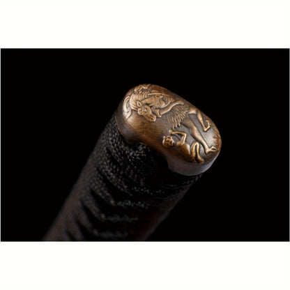 Yingbo · T10 Clay Tempered Katana · Matte Black Finish