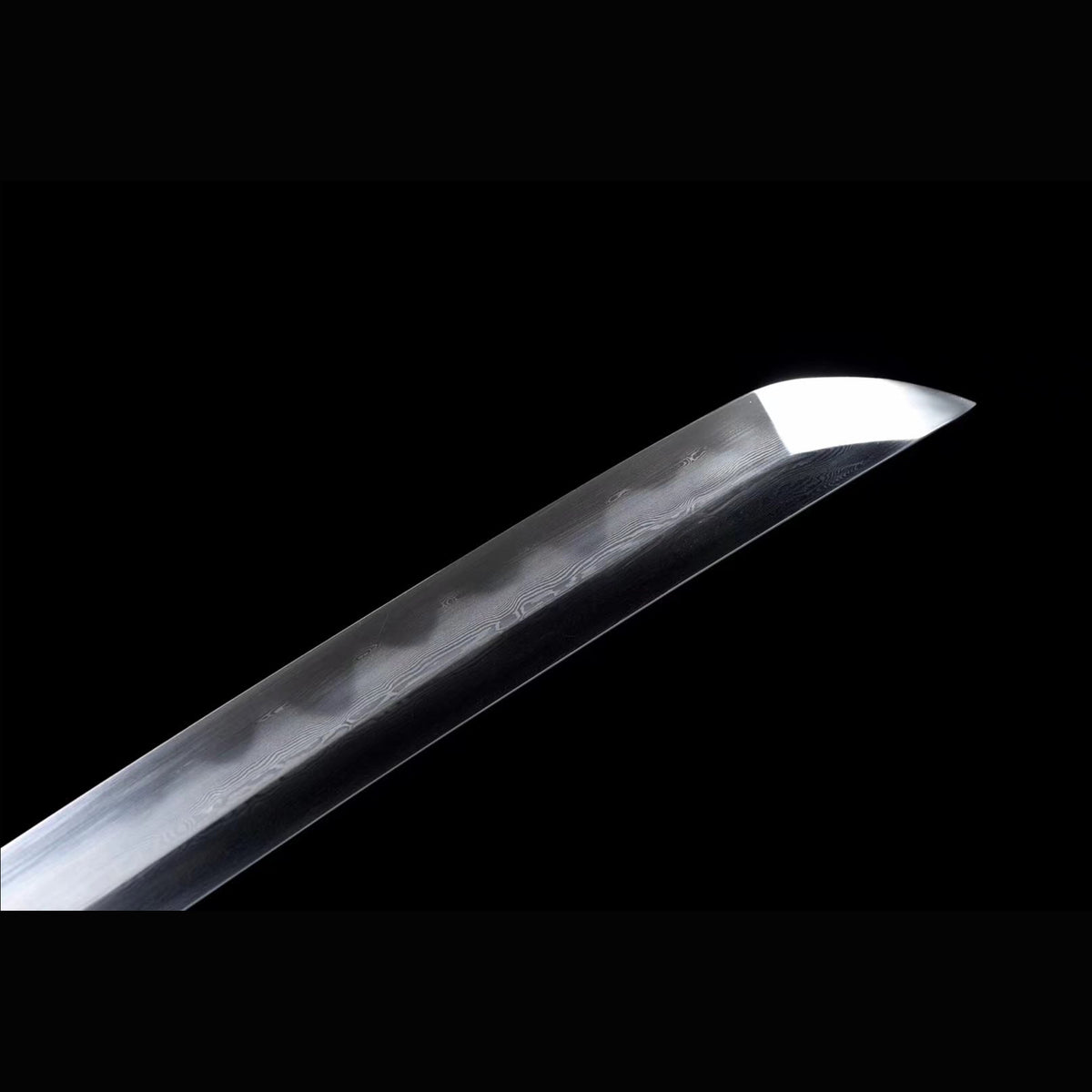 Type 98 Shin Gunto with Real Hamon | Full Tang Folded Damascus Steel Iron-Wrapped Wood Scabbard 103cm