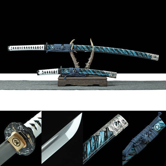 1:1 replica of Ghost of Tsushima Katana (fourth generation) 1:1 replica of Ghost of Tsushima Katana (fourth generation) including Katana and Wakizashi