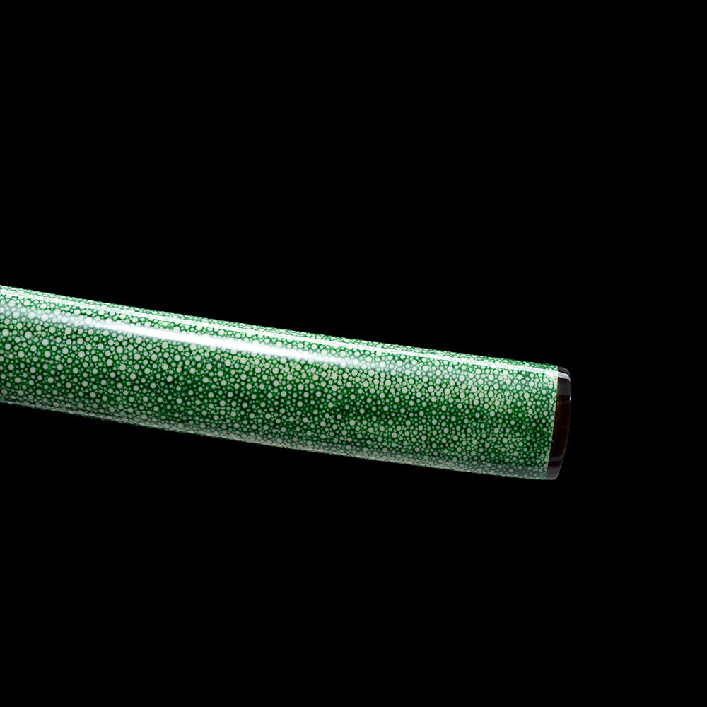 Sakura Zan Katana with Real Hamon | Full Tang Clay Tempered Five-Piece Laminated Steel Genuine Ray Skin Scabbard 105cm
