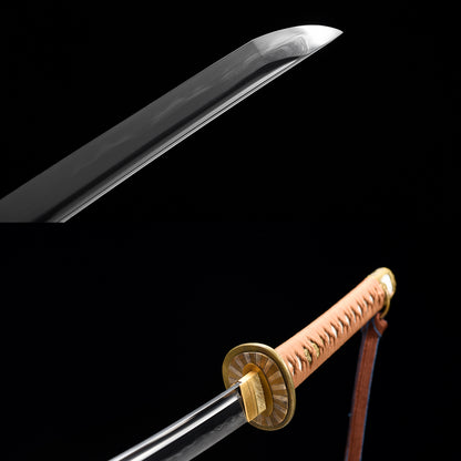 Choji Midare 1095 Katana with Real Hamon | Full Tang Clay Tempered 13-Stage Hand-Polished Lacquered Scabbard 102cm