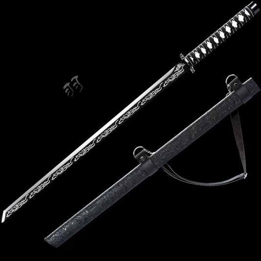 Handcrafted Full Tang Sword With 1095 Carbon Steel Blade Corpse dragon cold flame