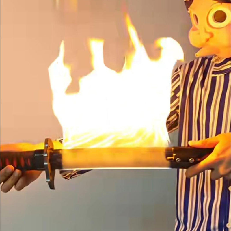 The Ultimate 1:1 Life-Size Flame Hashira Nichirin Sword - Real Fire Capability