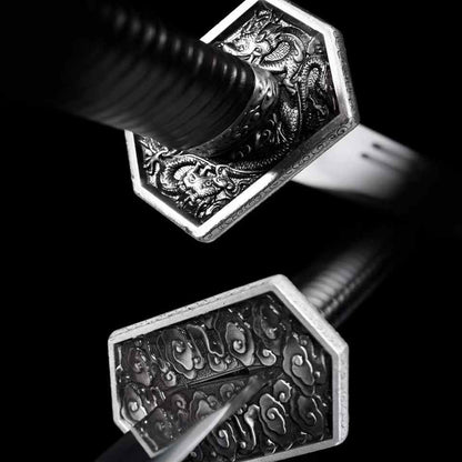 Handcrafted Full Tang Sword  Song Dao ~ Water Dragon Dao