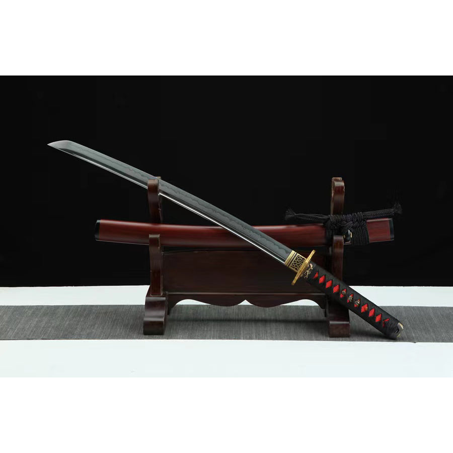 78cm/30.70 inch T10 burnt blade grinding gray samurai sword