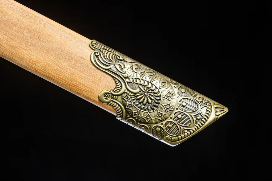 81cm/31.88 inches high manganese steel handmade Tang knife