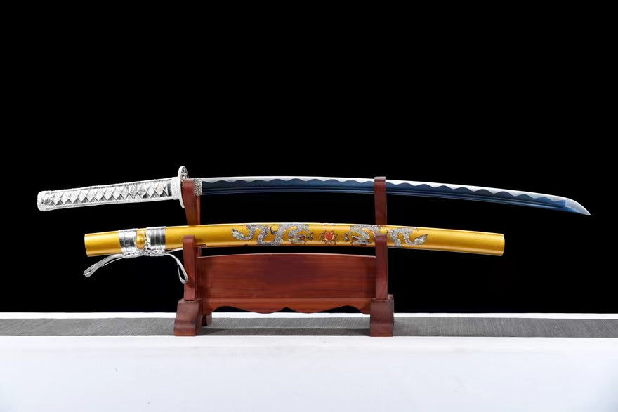 103cm/40.55 inches roasted blue Katana Huanglong