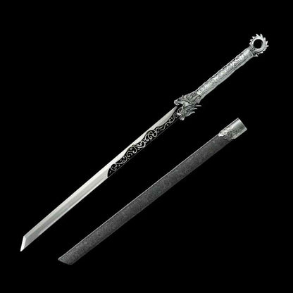 Handcrafted Full Tang Sword With 1065 Carbon Steel Blade Tang Hengdao ~Qingming