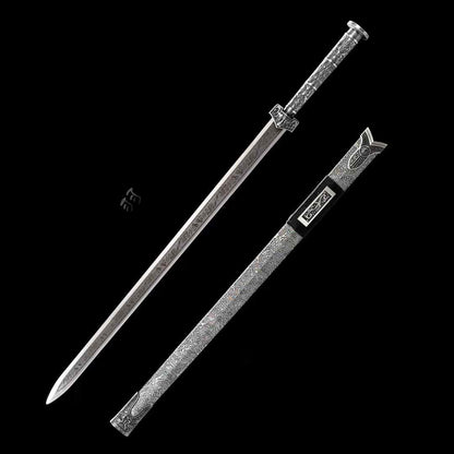 Handcrafted Full Tang Sword With 1065 Carbon Steel Blade Tang Hengdao ~Tiangang Sword