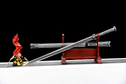 Handcrafted Full Tang Sword With 1065 Carbon Steel Blade Tang Hengdao ~Tiangang Sword