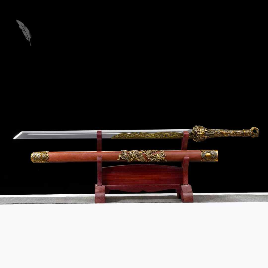 Dragon King Sword ~ Cangming [Dragon and Phoenix Sandalwood Style] SHARP