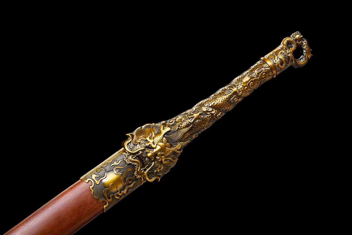Dragon King Sword ~ Cangming [Dragon and Phoenix Sandalwood Style] SHARP