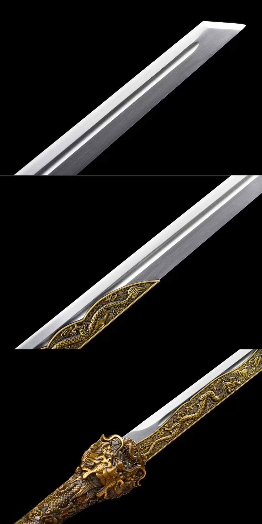 Dragon King Sword ~ Cangming [Dragon and Phoenix Sandalwood Style] SHARP