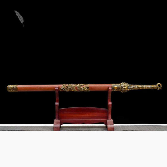 Dragon King Sword ~ Cangming [Dragon and Phoenix Sandalwood Style] SHARP