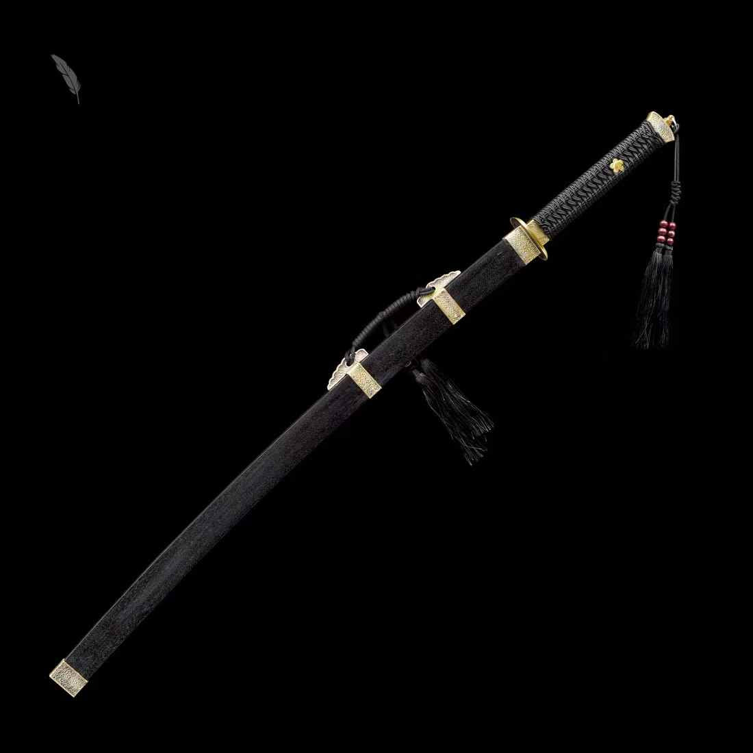 Copper-clad Recurved Tang Sword [Black Model] (SHARP)