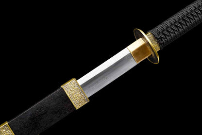 Copper-clad Recurved Tang Sword [Black Model] (SHARP)