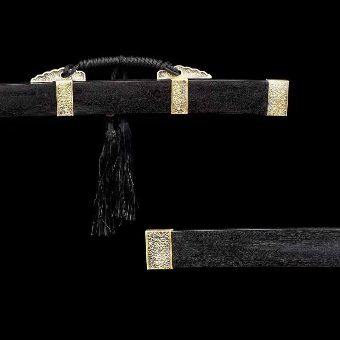 Copper-clad Recurved Tang Sword [Black Model] (SHARP)