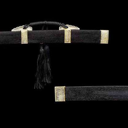 Copper-clad Recurved Tang Sword [Black Model] (SHARP)