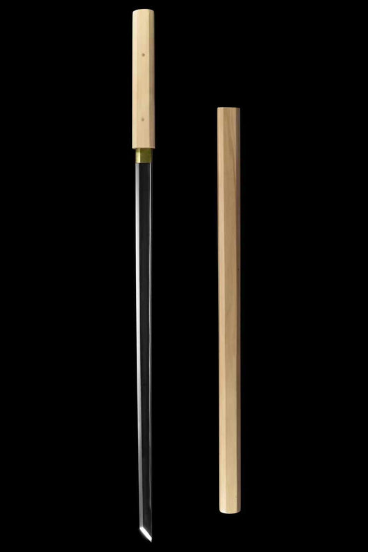 One-piece hexagonal white wood Tang horizontal sword(SHARP)
