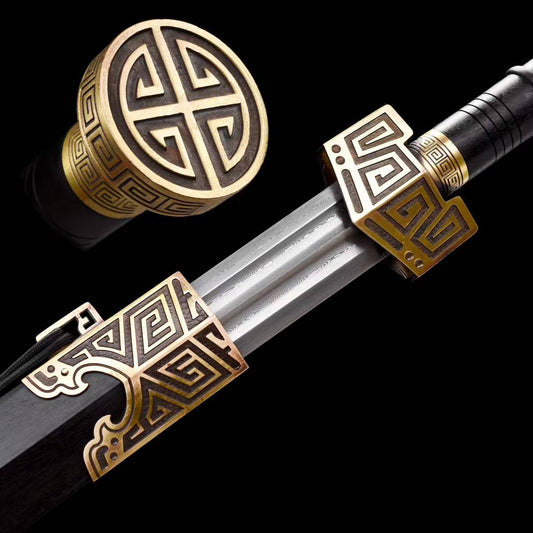 Copper Qin Wang Sword