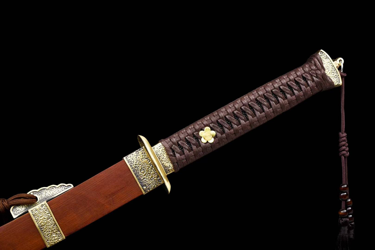 Copper-clad Ming official sword ~ Demon-suppressing [Dragon and Phoenix Sandalwood Style](SHARP)