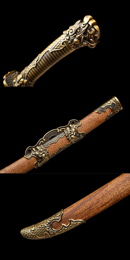 Embroidered Spring Knife ~ Dragon Roar