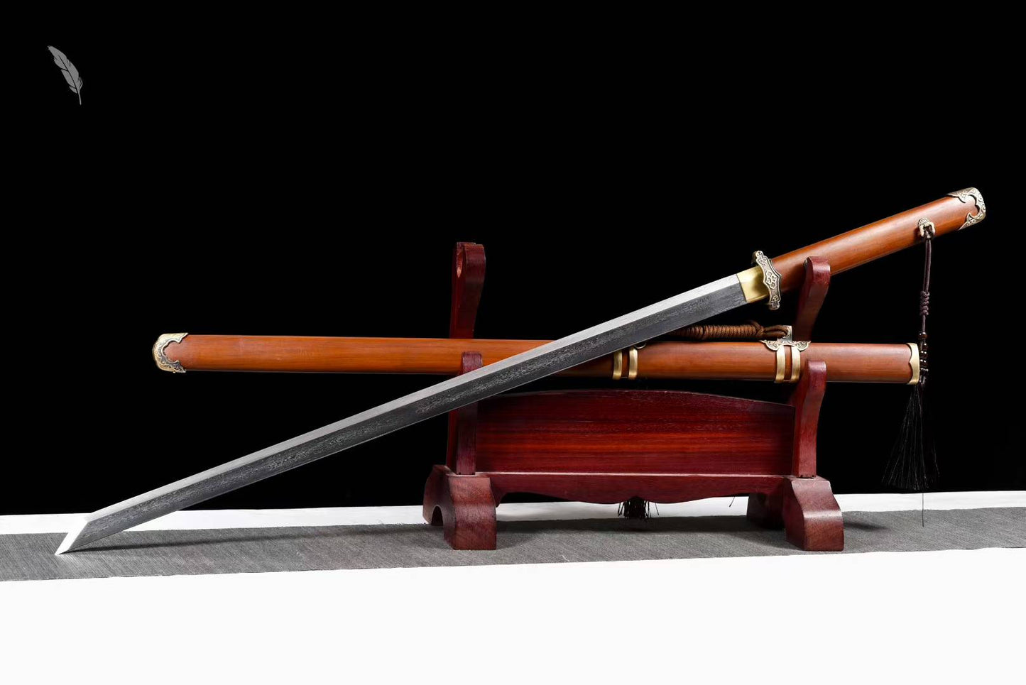 Copper-clad Simple Tang Sword
