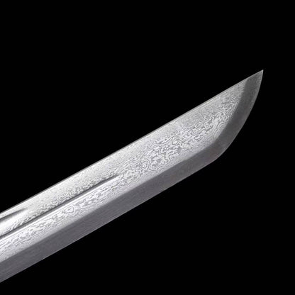 Copper-clad black gold ancient sword