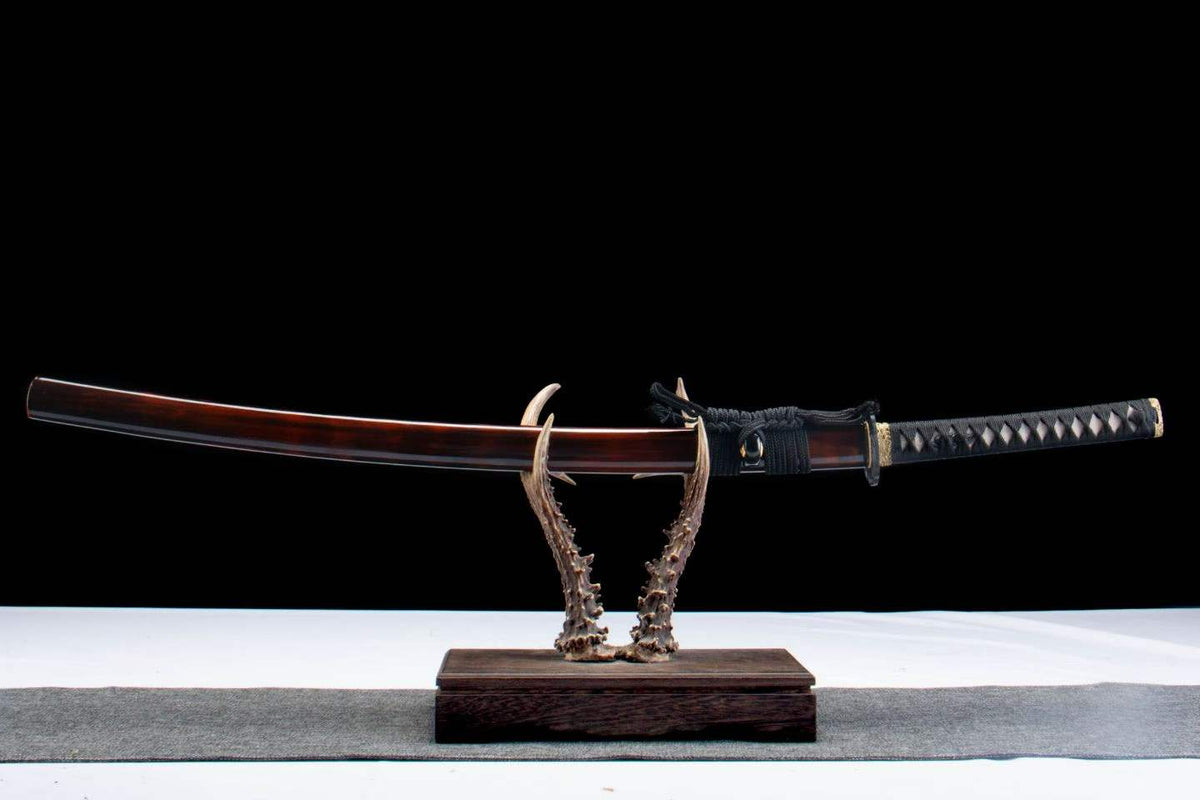 Gucha Peacock Mirror Polished Katana – Fully Sharpened 1065 High Carbon Steel