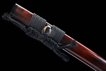 Gucha Peacock Mirror Polished Katana – Fully Sharpened 1065 High Carbon Steel