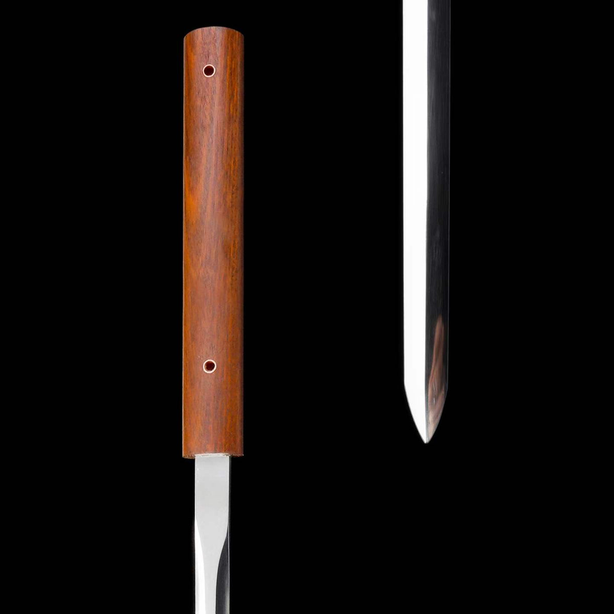 Scholar's Slender Rapier Jian | Full Tang High Manganese Steel Dragon-Phoenix Sandalwood 100cm