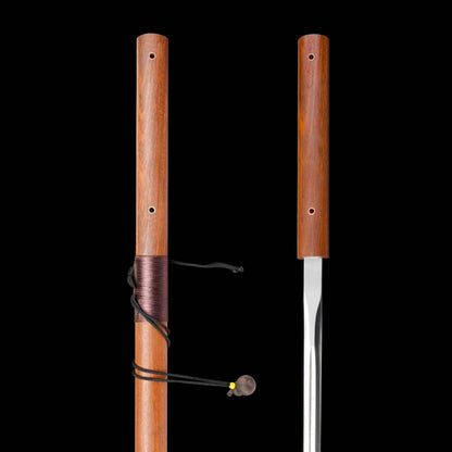 Scholar's Slender Rapier Jian | Full Tang High Manganese Steel Dragon-Phoenix Sandalwood 100cm