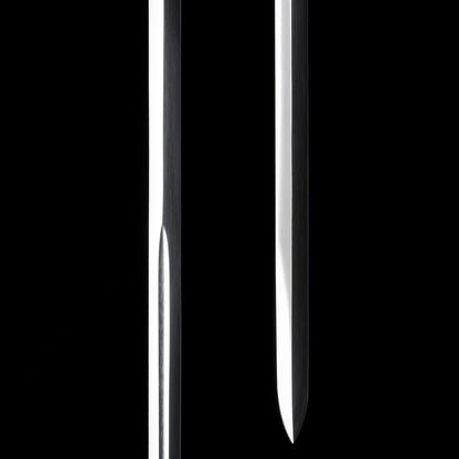 Scholar's Slender Rapier Jian | Full Tang High Manganese Steel Dragon-Phoenix Sandalwood 100cm