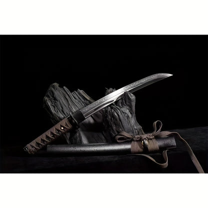 55cm T10 Tanto – Kogarasu Maru Style | Iaido Training Sword | Unsharpened Blade