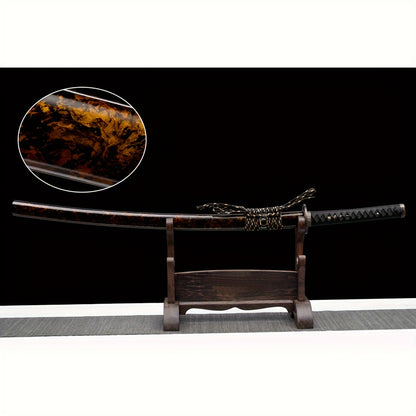 Yingbo · T10 Clay Tempered Katana · Matte Black Finish