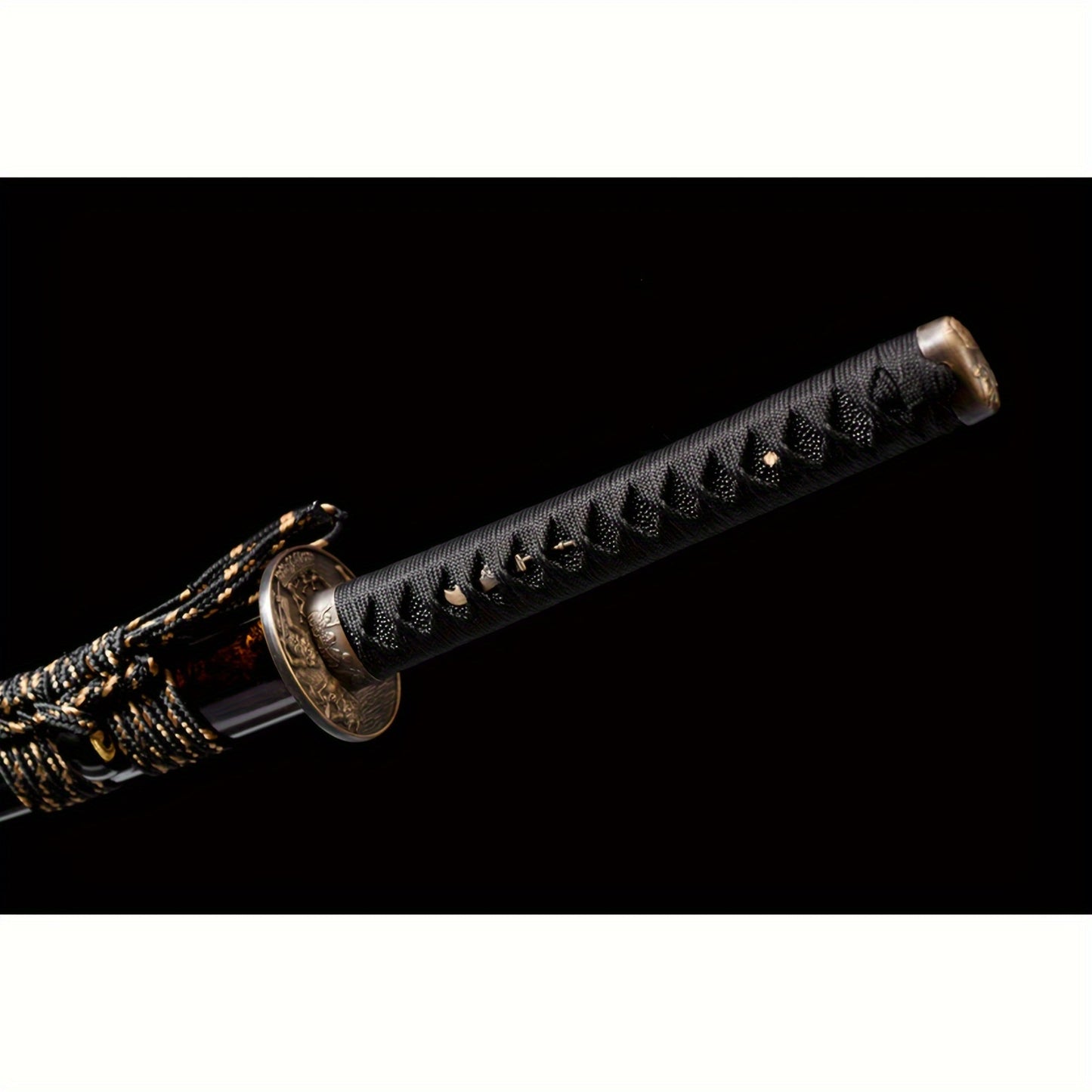 Yingbo · T10 Clay Tempered Katana · Matte Black Finish
