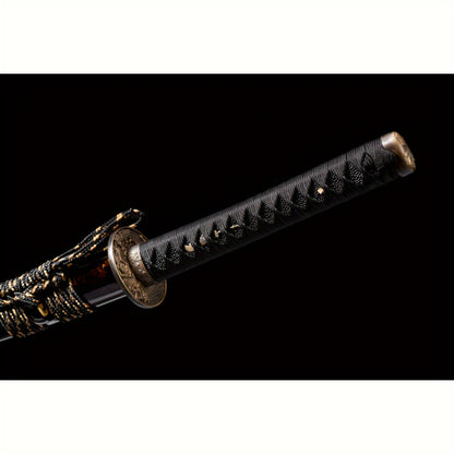 Yingbo · T10 Clay Tempered Katana · Matte Black Finish