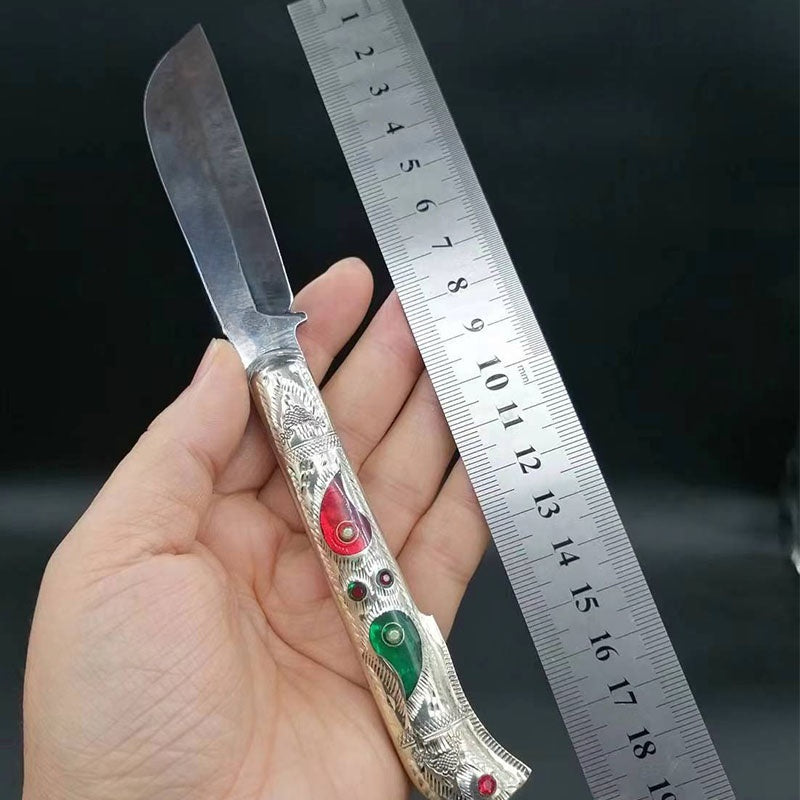 Peacock Handmade Knife Outdoor Knife mini Knife