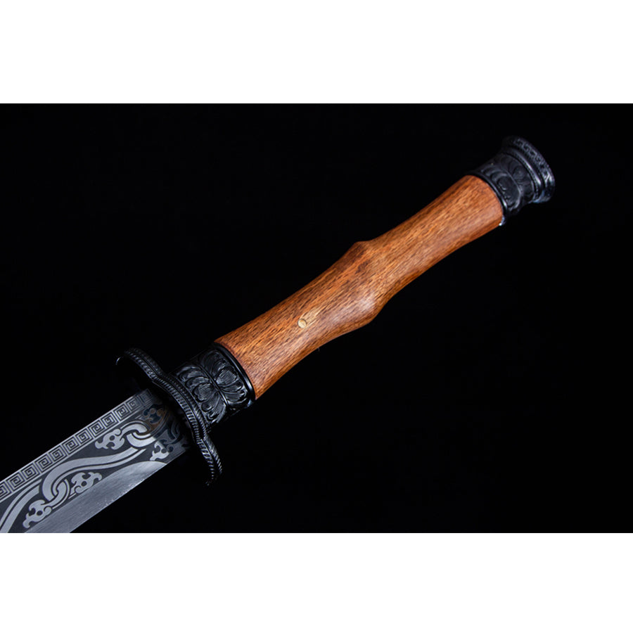 109cm/42.91 inches  Hand-forged Molong Tangdao High-performance manganese steel samurai sword Shuanglong