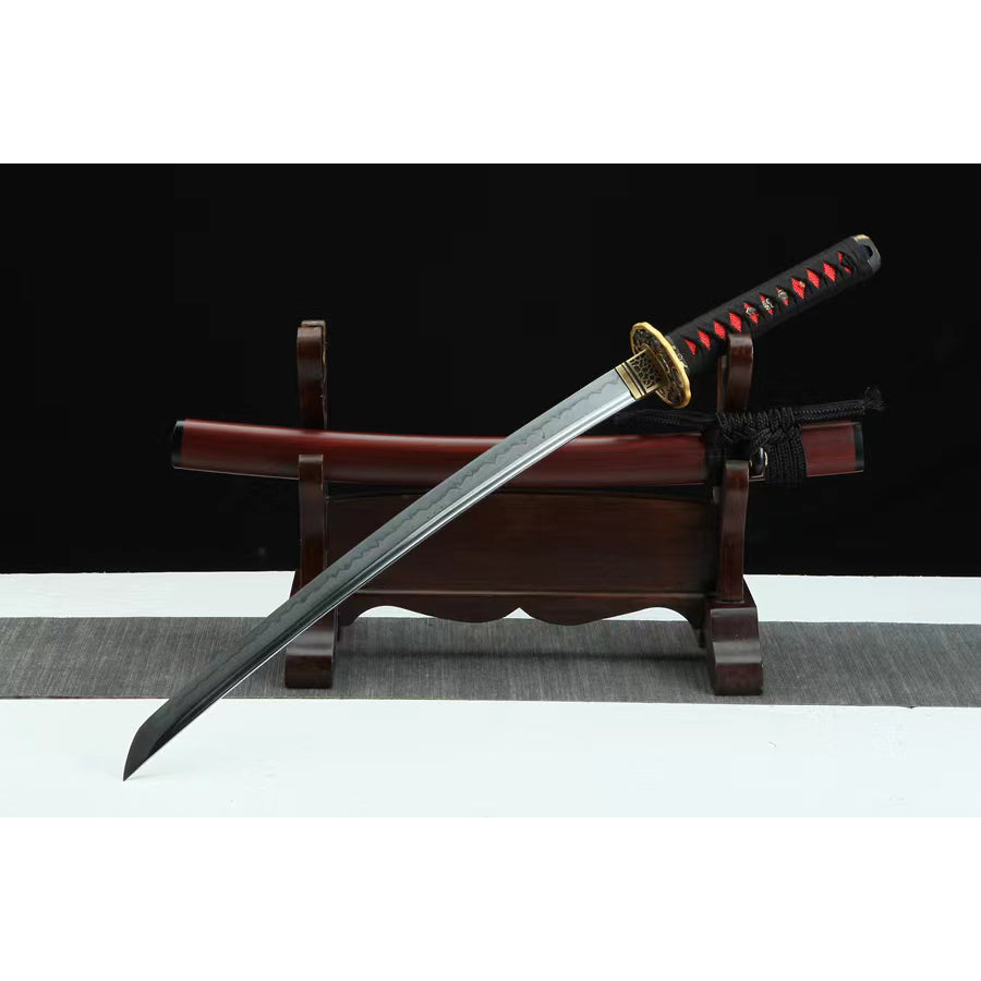 78cm/30.70 inch T10 burnt blade grinding gray samurai sword