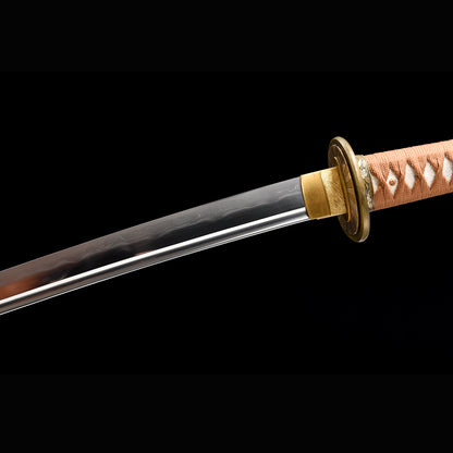 Choji Midare 1095 Katana with Real Hamon | Full Tang Clay Tempered 13-Stage Hand-Polished Lacquered Scabbard 102cm