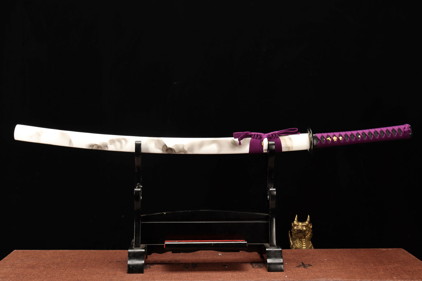 103cm/40.55 inch authentic hand-forged high manganese steel alloy samurai sword - Violet