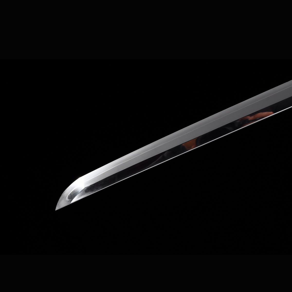 Imperial Officer Tachi with Real Hamon | Full Tang 1095 Steel Lacquered Steel Scabbard 103cm