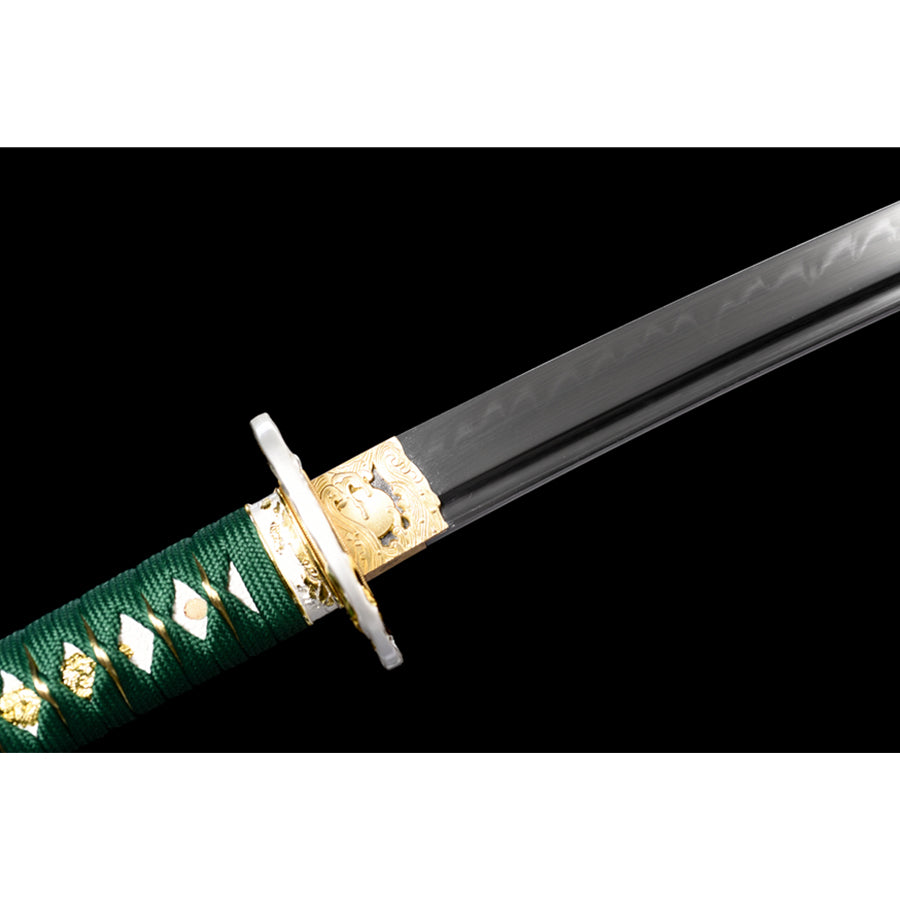 103cm/40.55 inches  Hand-forged T10 burnt blade samurai sword World of Warcraft